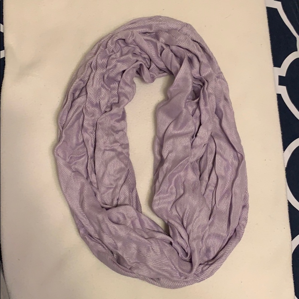 purple infinity scarf